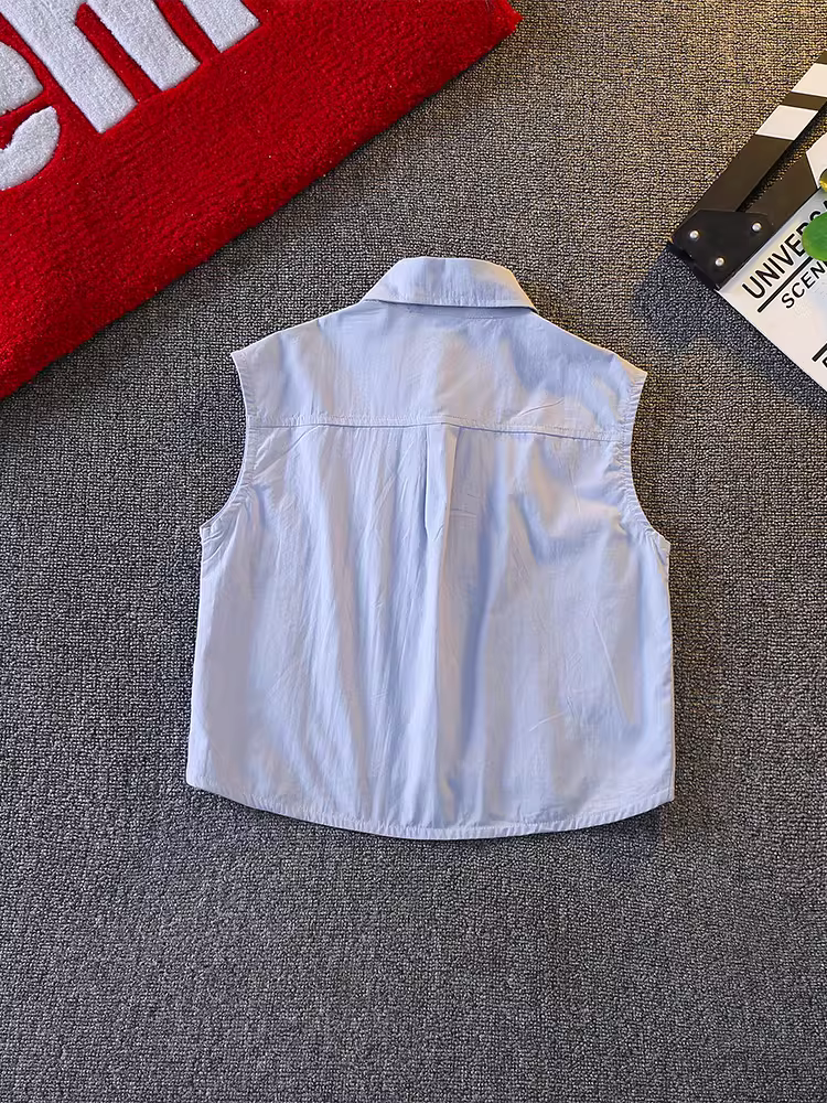 Áo ba lỗ mùa hè cho bé trai, quần áo thời trang trẻ em, bộ hai mảnh áo ba lỗ mùa hè kiểu mới 2025 cho bé