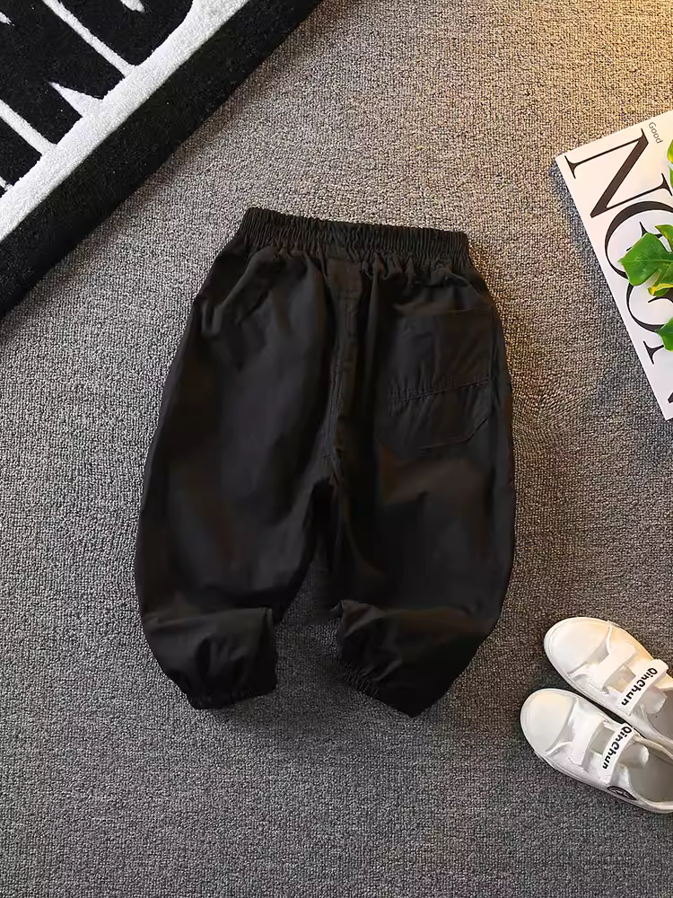 Quần chống muỗi mùa hè cho bé trai 2025, quần đèn lồng mùa hè trẻ em mới, quần dài mỏng, kiểu dáng thời trang cho bé trai