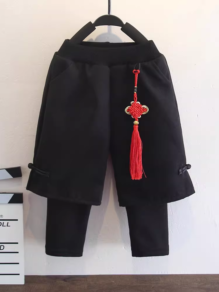 Trang phục năm mới cho bé trai, bộ đồ Tang cho trẻ em, váy sinh nhật đầu tiên, trang phục cổ xưa theo phong cách Trung Hoa, Hanfu, quần áo mùa đông cho bé trai, trang phục lễ hội năm mới.