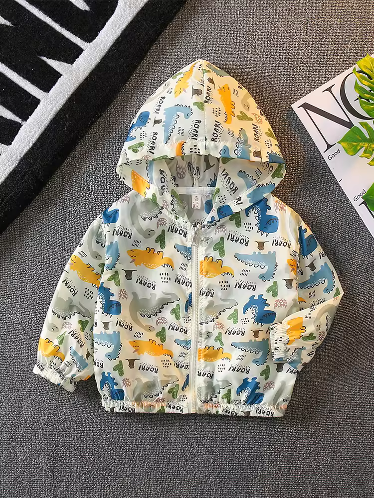 Áo khoác chống nắng cho bé trai mùa hè 2025 kiểu mới, chống tia UV, nhẹ, thời trang, sành điệu