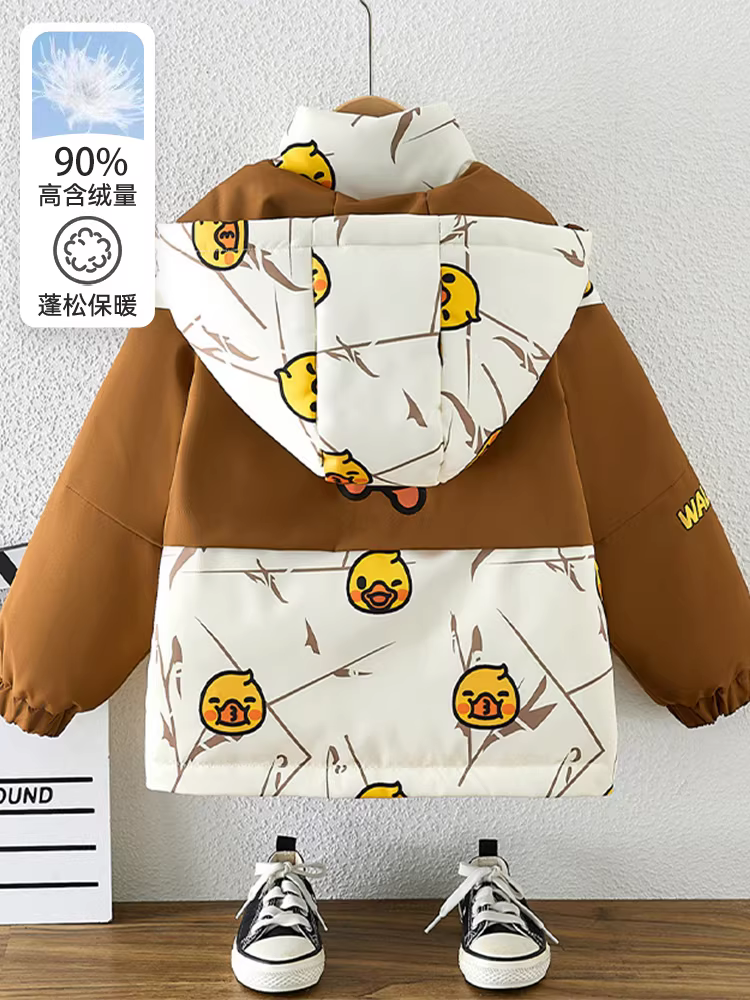 Áo khoác mùa đông bé trai 2025, áo khoác phao trẻ em thời trang mới, áo khoác dày giữ ấm cho bé trai, thời trang và cá tính