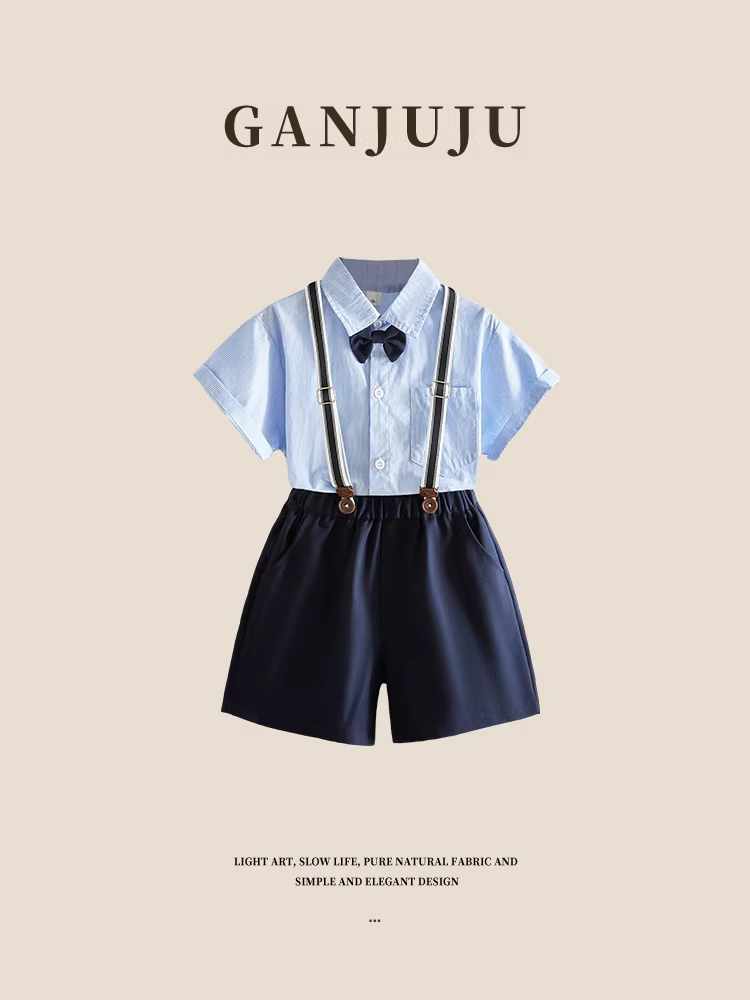 Bộ vest nhỏ cho bé trai, người chủ trì lễ sinh nhật đầu tiên của bé, bộ vest hoa cho bé trai, bộ vest cho các buổi thuyết trình và biểu diễn, mùa hè