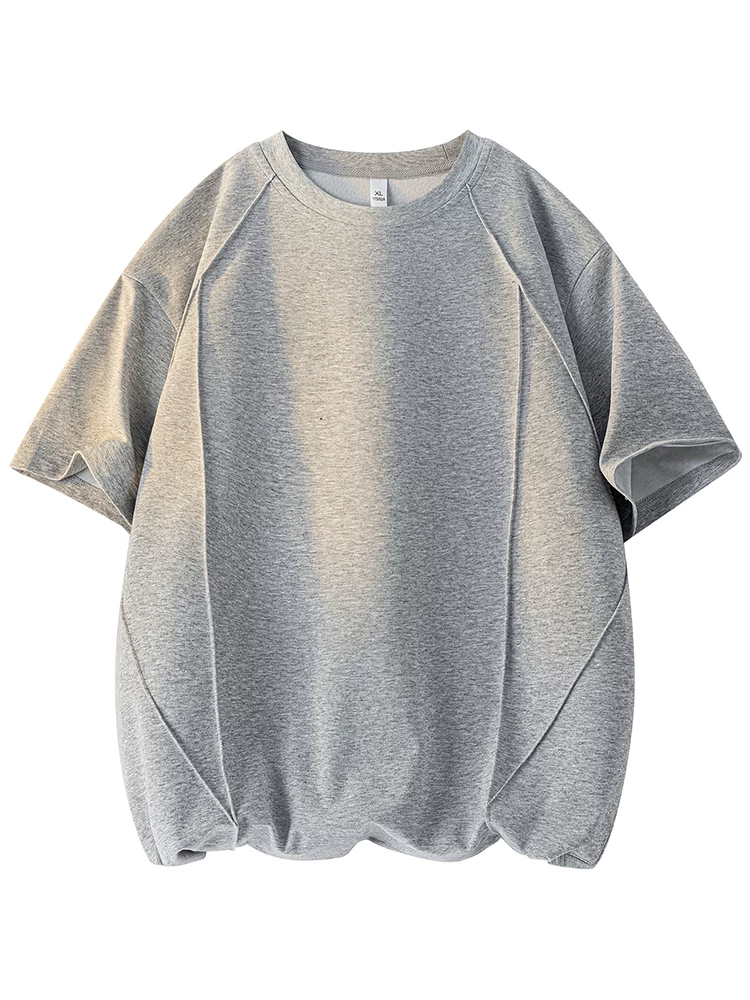 Áo thun cổ tròn màu trơn kiểu Mỹ của Jeanswest dành cho nam, áo thun ngắn tay thương hiệu thời trang cao cấp, thoáng khí, thân thiện với làn da, hợp thời trang mùa hè.