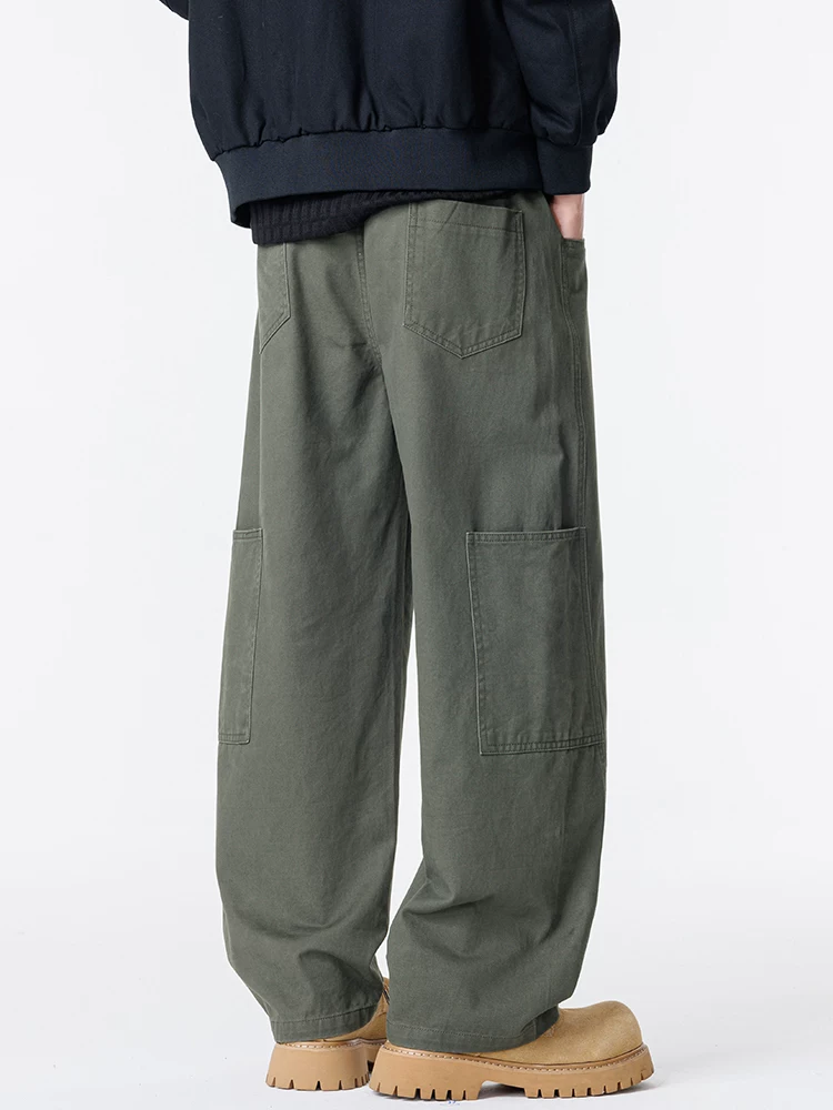 Quần dài nam Jeanswest 100% cotton nguyên chất, kiểu dáng công sở, chất liệu mềm mại, thích hợp cho mùa xuân thu, dáng suông rộng, cảm giác cao cấp.