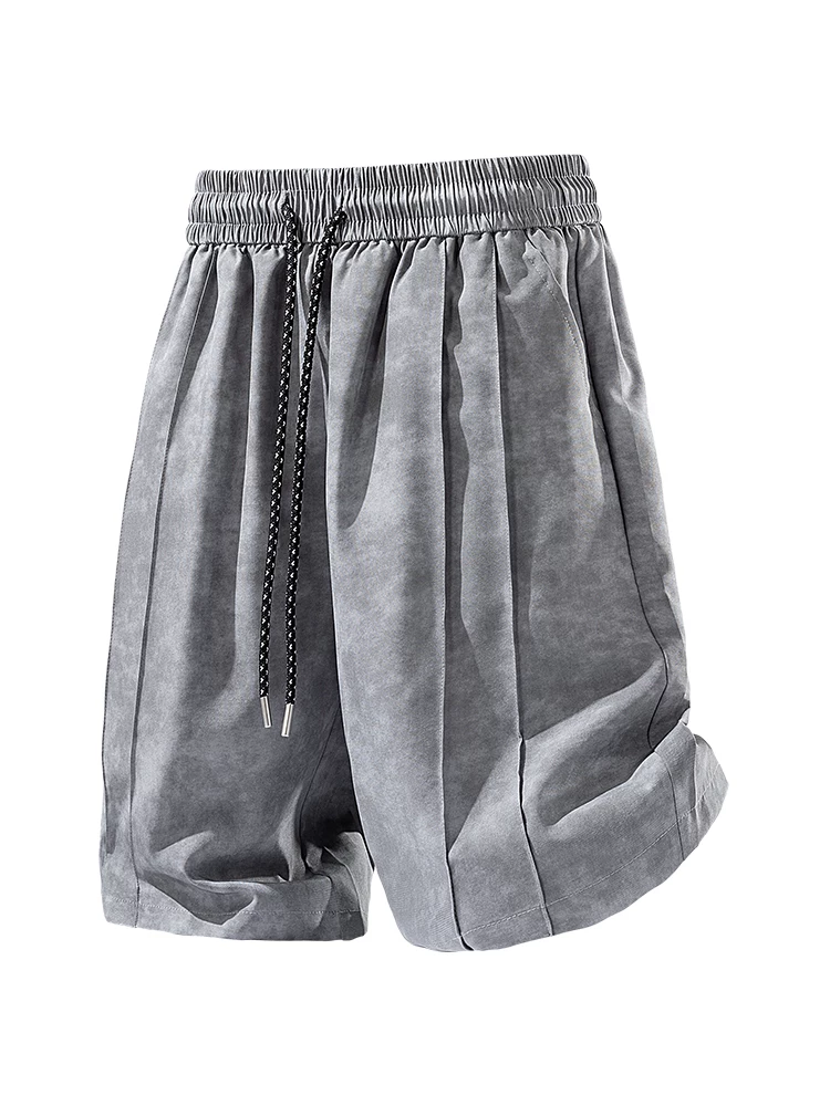 Quần short nam Jeanswest 2026 họa tiết rằn ri năm điểm mới, quần short xu hướng cao cấp mùa xuân, kiểu dáng rộng rãi thoải mái.