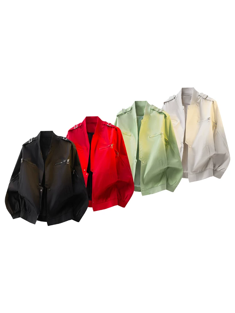 Áo khoác bomber cổ bóng chày kiểu Mỹ Jeanswest dành cho nam, mẫu mới xuân thu 2026, áo khoác cao cấp dáng rộng, phong cách thường ngày.