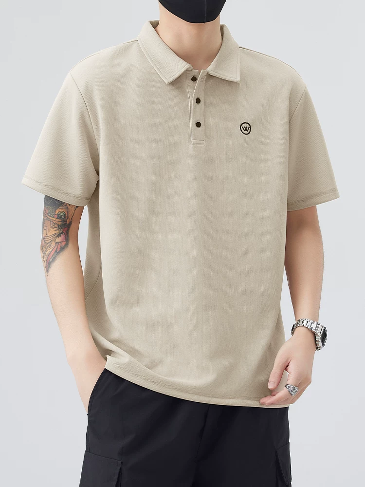 Áo thun nam mỏng, nhanh khô, kiểu Mỹ, chất liệu lụa băng, thương hiệu Jeanswest, áo POLO ngắn tay chống nắng, kháng khuẩn cấp 7A, mùa hè.