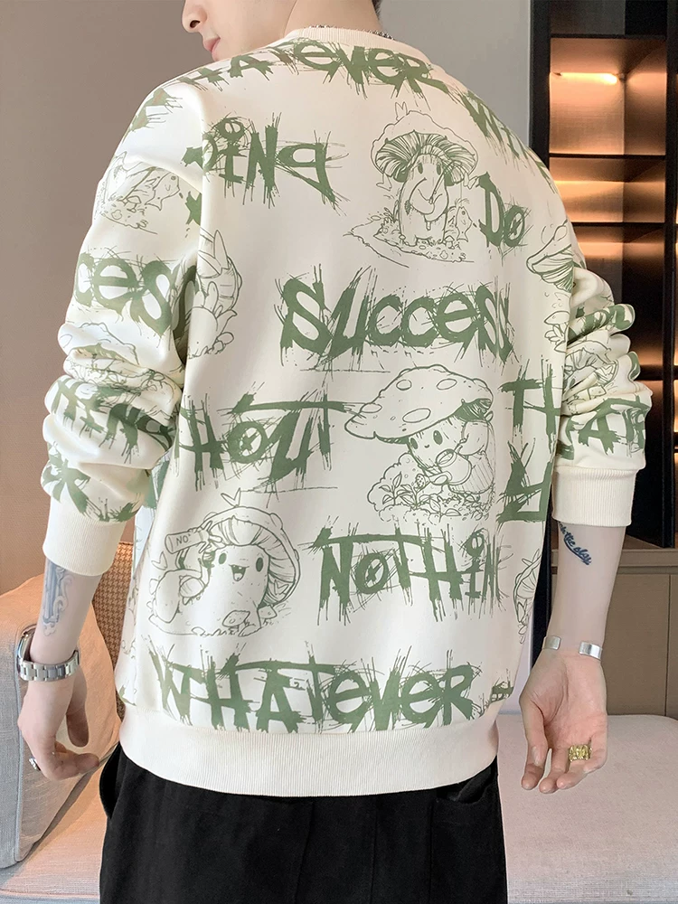 Áo nỉ cổ tròn Jeanswest dành cho nam, áo thun dài tay dáng rộng hợp thời trang mùa xuân, áo trẻ trung, áo khoác thương hiệu thời thượng.