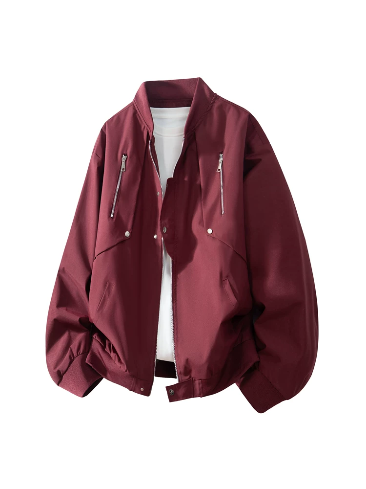 Áo khoác cổ bóng chày kiểu Mỹ mới của Jeanswest 2026 dành cho nam, mùa xuân thu, thương hiệu thời trang cao cấp, áo khoác ngoài rộng rãi, phong cách thường ngày.