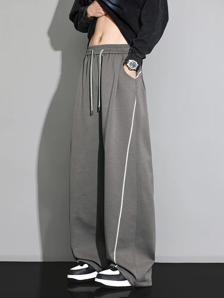 Quần Jeanswest nam ống rộng thẳng, quần dài thường ngày mùa xuân thu cao cấp, dáng rộng, hợp thời trang, đa năng