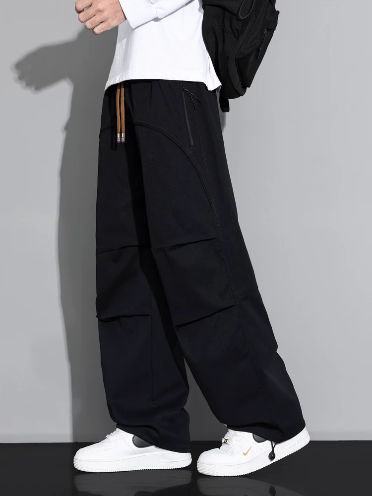 Quần dài ống rộng kiểu Mỹ của Jeanswest dành cho nam, mùa xuân thu, dáng rộng hợp thời trang, cảm giác cao cấp, quần dài ống rộng sành điệu.