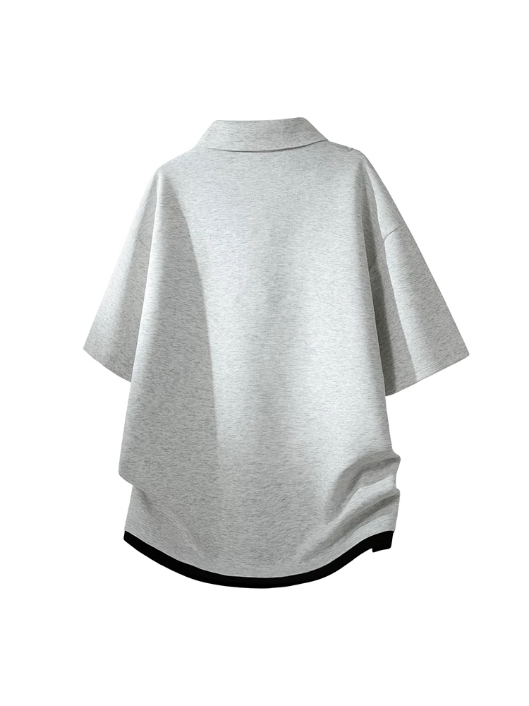 Áo sơ mi polo ngắn tay nam Jeanswest có cổ bẻ, dáng rộng, thoáng khí, phong cách giản dị, đa năng, hợp thời trang cho mùa xuân và mùa hè.