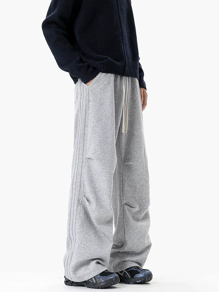 Quần dài ống rộng phong cách Mỹ thời thượng của Jeanswest dành cho nam, mùa xuân thu, quần dài ống rộng thoải mái, phong cách giản dị, cao cấp.