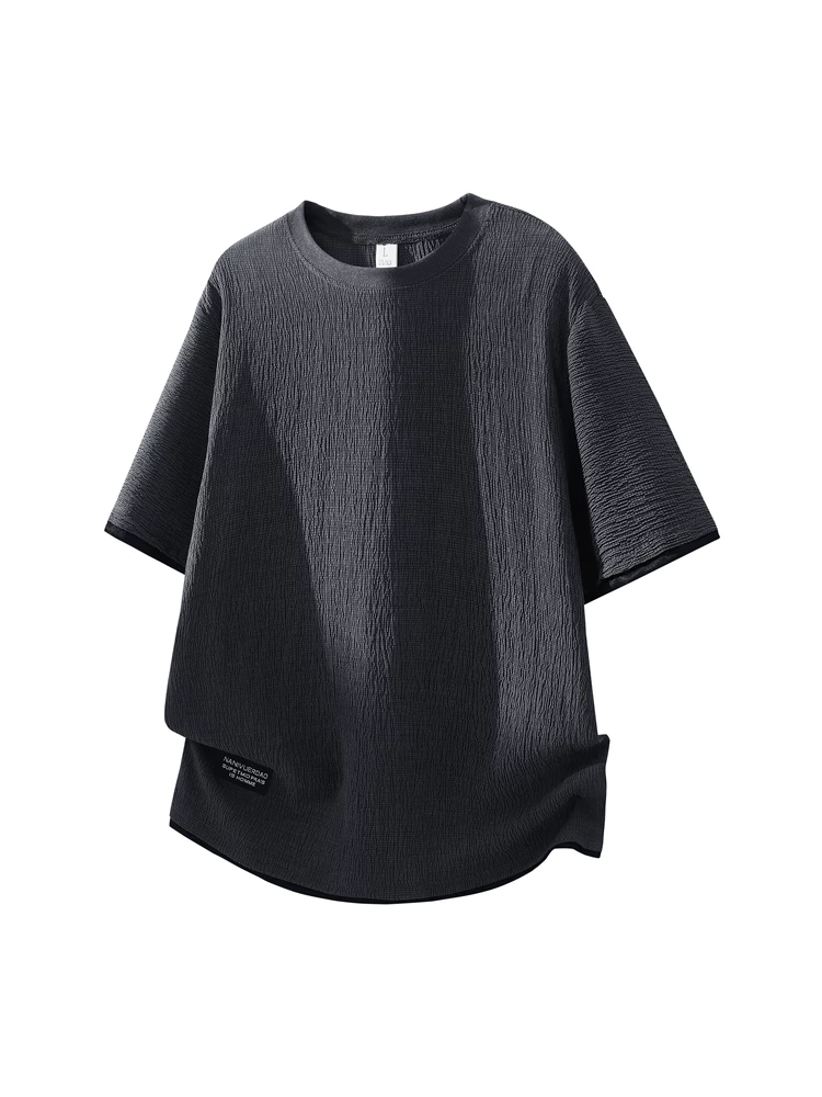 Áo thun cổ tròn dáng rộng thông thường của Jeanswest dành cho nam, áo thun ngắn tay thoáng khí mùa hè thân thiện với làn da, thương hiệu thời trang cao cấp, hợp thời trang.