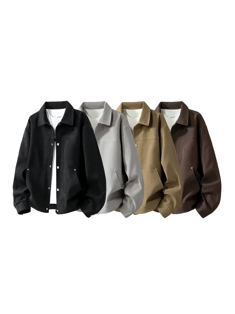 Áo khoác cổ điển kiểu Mỹ của Jeanswest dành cho nam, thương hiệu thời trang thường ngày mùa xuân thu, áo khoác ngoài rộng rãi cao cấp.