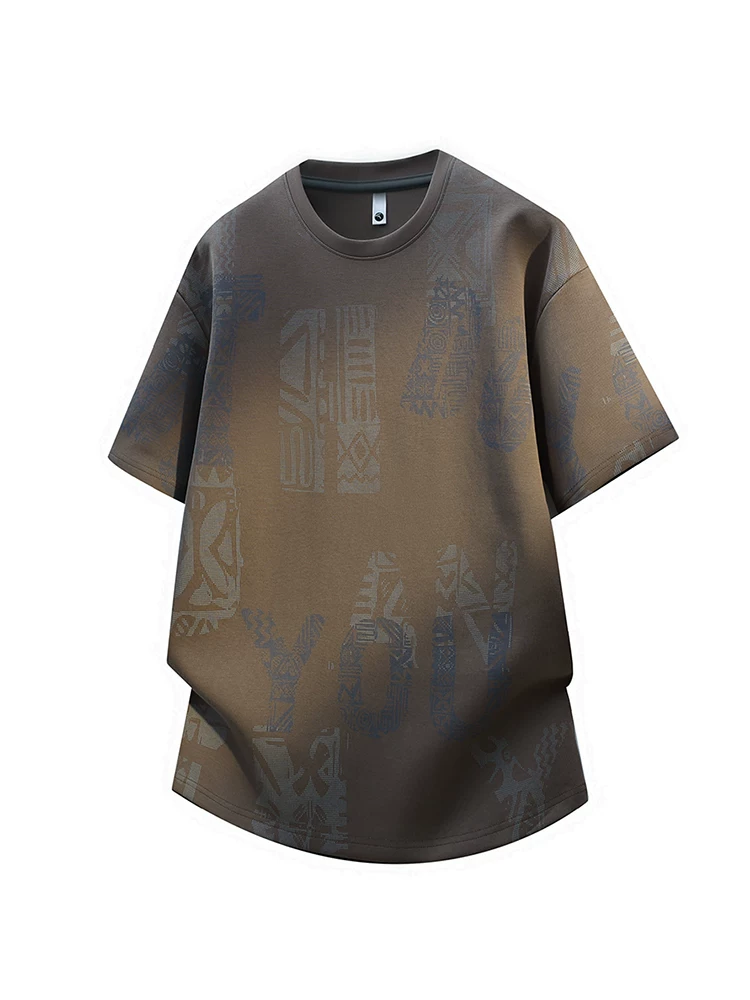 Áo thun cổ tròn in chữ phong cách Mỹ của Jeanswest dành cho nam, thương hiệu thời trang cao cấp mùa hè, áo ngắn tay thoáng mát và thoáng khí.