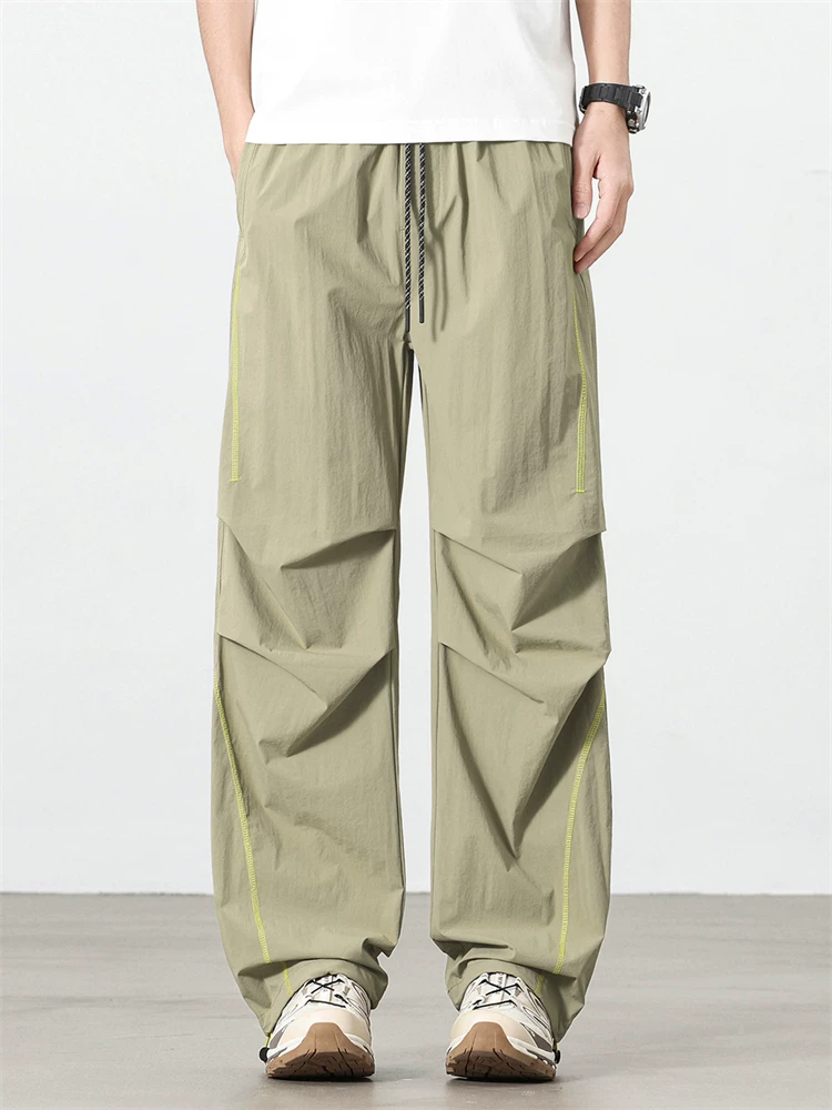 Quần đi bộ đường dài ống đứng đa năng ngoài trời của Jeanswest dành cho nam, quần dài chống gió và chống thấm cao cấp mùa hè.
