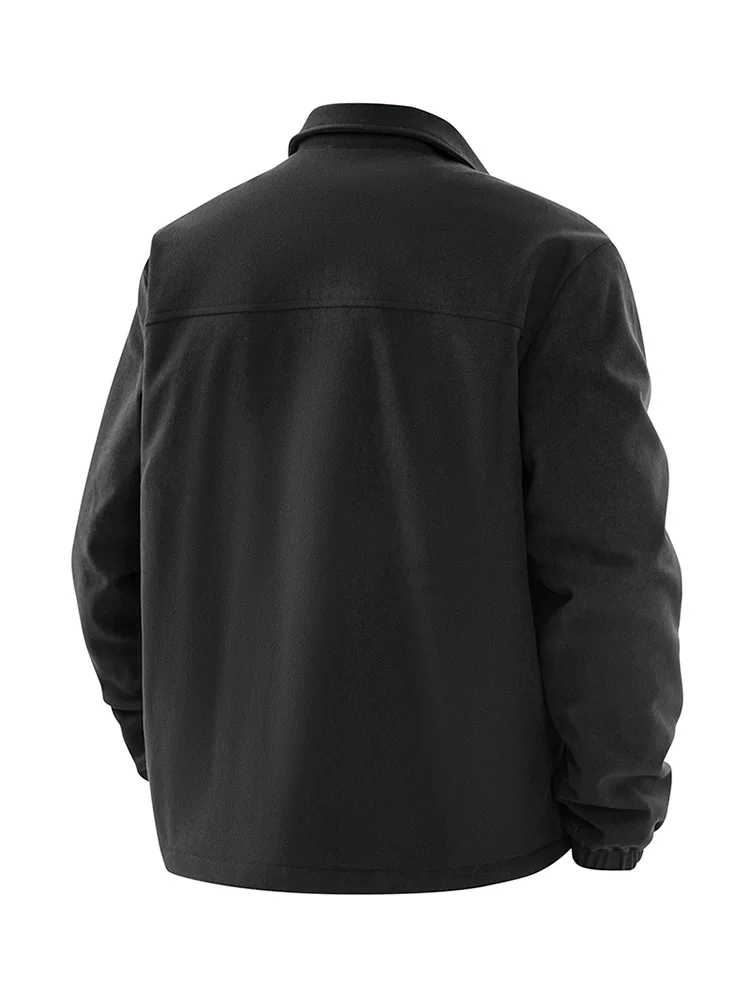 Áo khoác công sở kiểu Mỹ của Jeanswest dành cho nam, áo khoác dày lót lông cừu mùa thu đông.