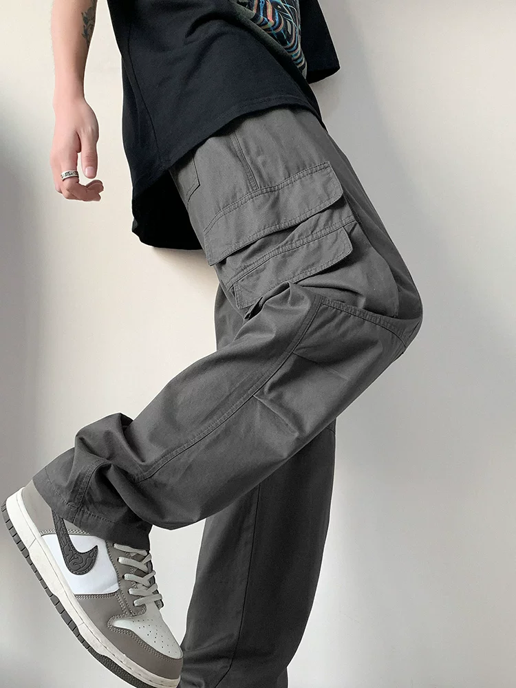 Quần dài chất liệu cotton nguyên chất Jeanswest dành cho nam, kiểu dáng rộng rãi, thời trang thu đông, thương hiệu nổi tiếng, chất liệu dày dặn, lót lông cừu.
