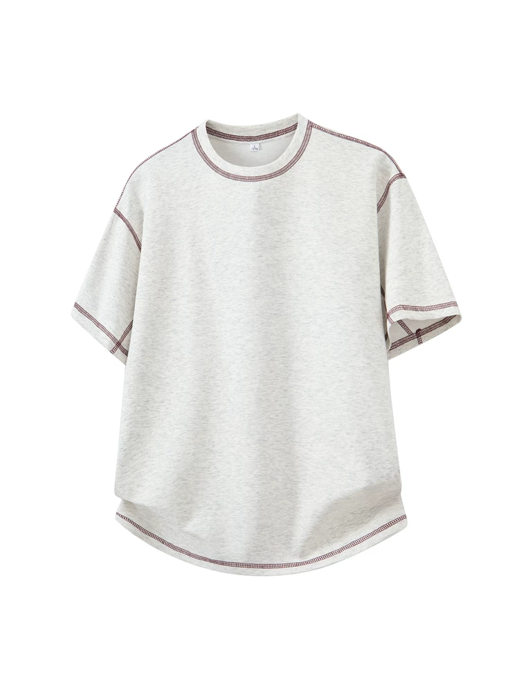 Áo thun nam cổ tròn kiểu Mỹ của Jeanswest, kiểu dáng rộng rãi, thời trang, thoáng khí, thân thiện với làn da, cao cấp dành cho mùa hè.