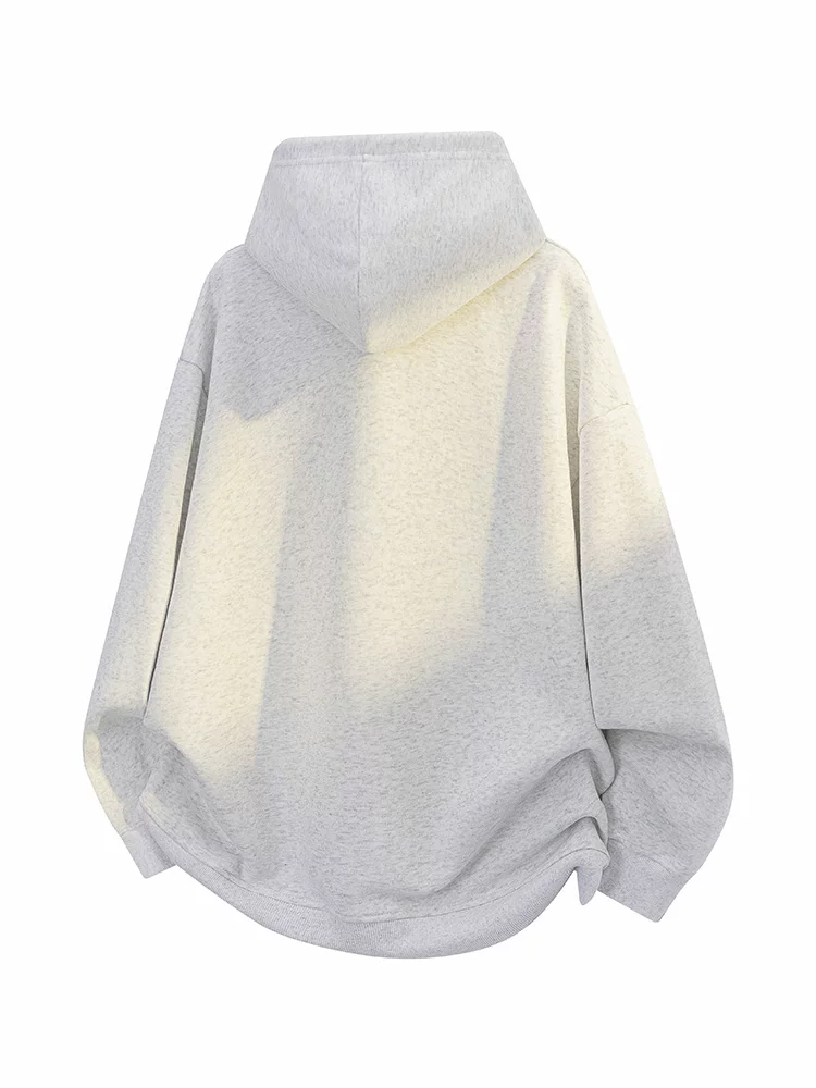 Áo nỉ giả hai mảnh có mũ trùm đầu cổ chữ V kiểu Mỹ của Jeanswest dành cho nam, áo thun thường ngày mới mùa xuân thu 2026.