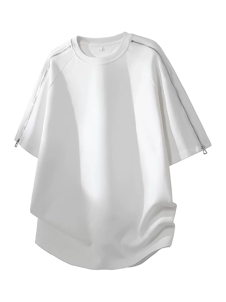 Áo thun tay raglan cổ tròn kiểu Mỹ của Jeanswest dành cho nam, áo thun ngắn tay cao cấp, rộng rãi, thoáng khí, phong cách thường ngày mùa xuân hè.