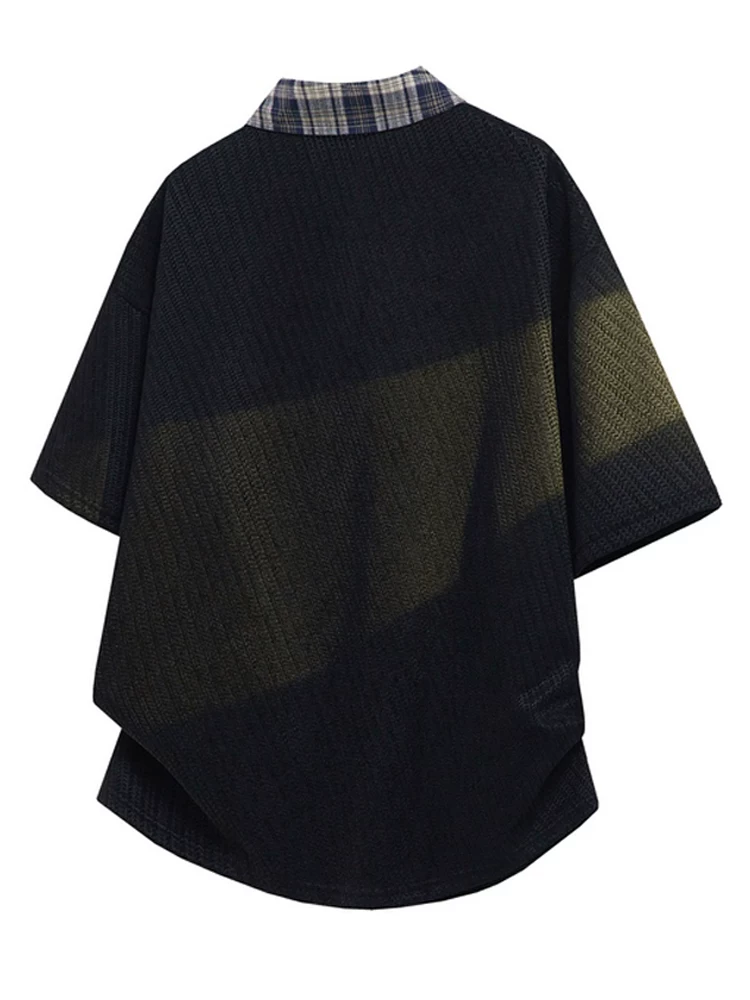 Áo polo kẻ sọc phối màu phong cách Mỹ của Jeanswest dành cho nam, kiểu dáng rộng rãi mùa hè, áo polo thương hiệu cao cấp, thoáng khí, hợp thời trang.