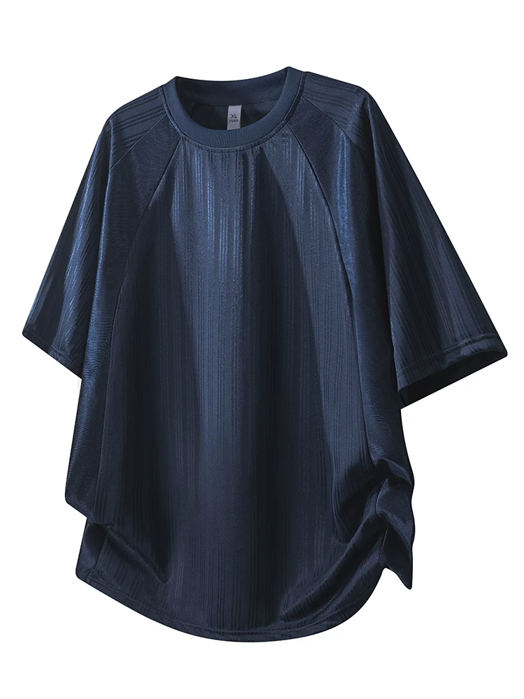 Áo thun ngắn tay cổ tròn kiểu Mỹ của Jeanswest dành cho nam, áo thun dáng rộng, thoáng khí, thương hiệu thời trang cao cấp mùa xuân hè.