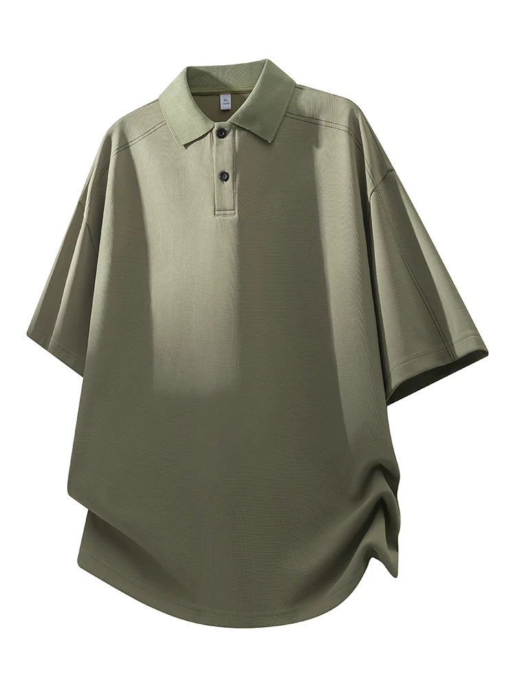 Áo thun polo màu trơn phong cách Mỹ của Jeanswest dành cho nam, dáng rộng mùa hè, thương hiệu thời trang đa năng mang lại cảm giác cao cấp, tay ngắn.