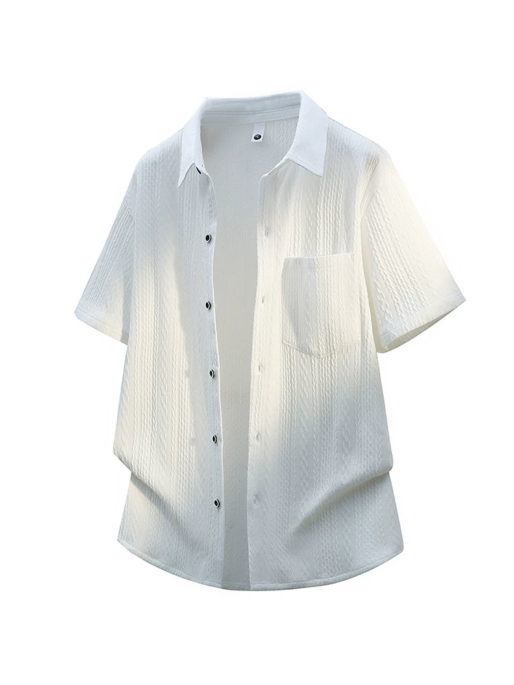 Áo cardigan cài nút kiểu Mỹ của Jeanswest dành cho nam, thương hiệu thời trang cao cấp mùa hè, áo ngắn tay rộng rãi và thoáng khí.