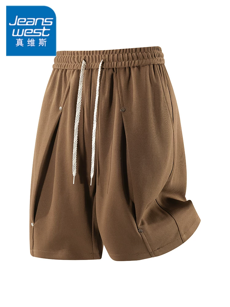 Quần short thường ngày mỏng nhẹ của Jeanswest dành cho nam, quần short thể thao thoáng khí nhanh khô cao cấp mùa hè.