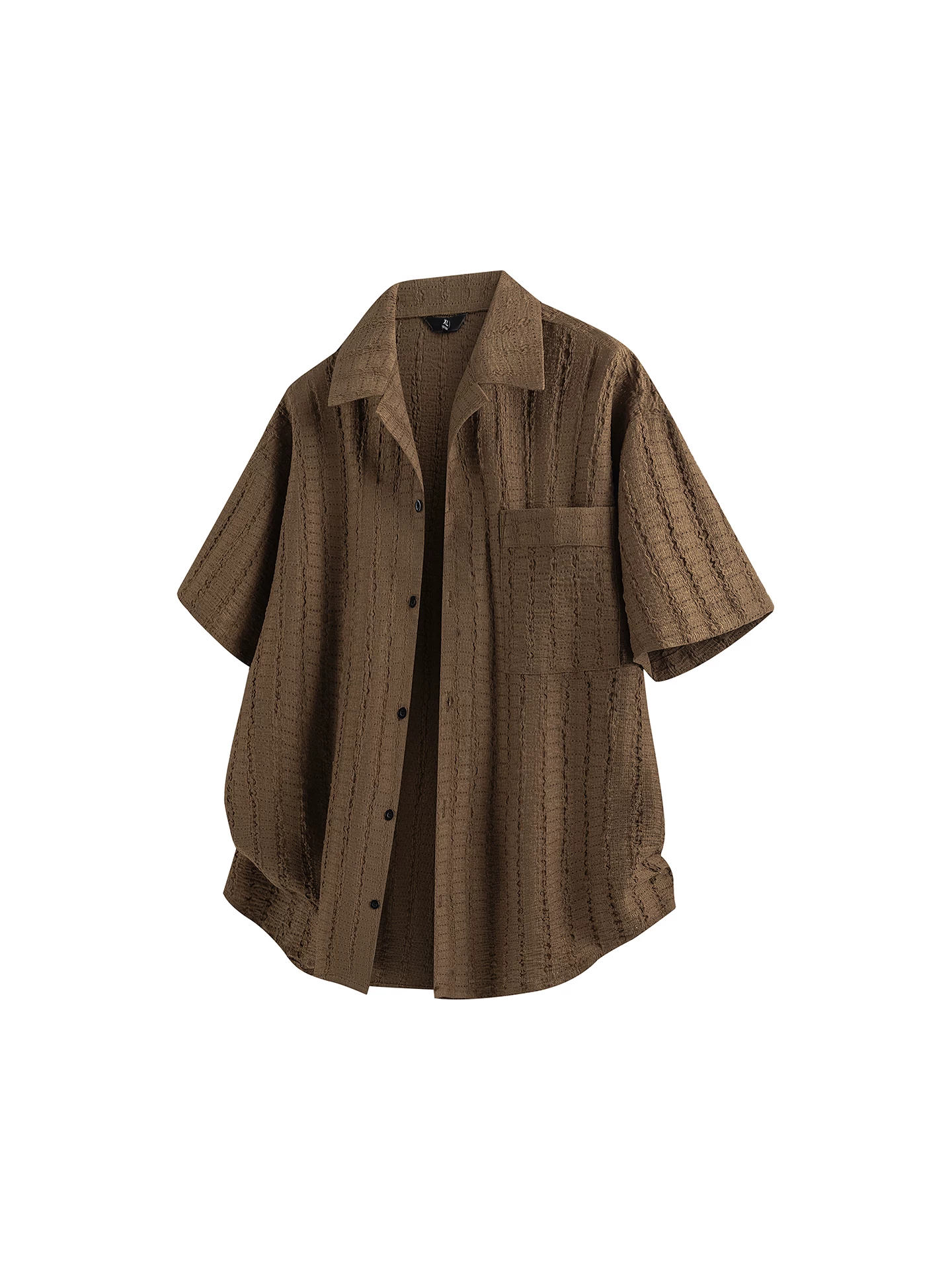 Áo sơ mi ngắn tay kiểu cardigan phong cách Mỹ của Jeanswest dành cho nam, áo sơ mi thoáng khí dáng rộng cao cấp mùa xuân hè.