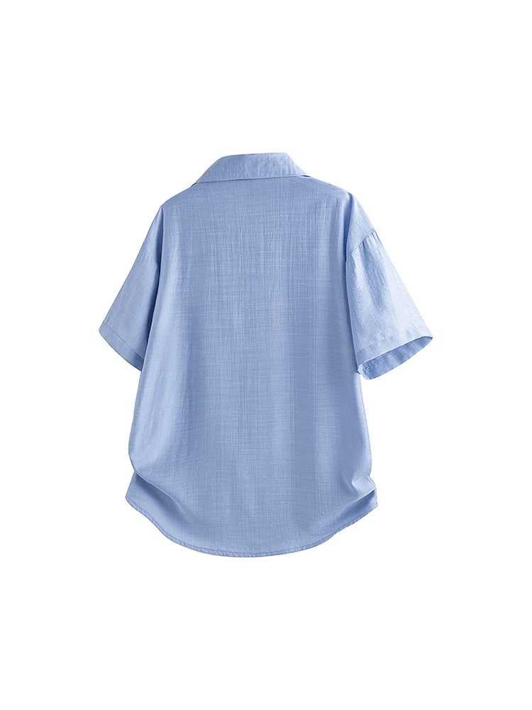 Áo sơ mi ngắn tay cao cấp của Jeanswest dành cho nam, áo sơ mi thương hiệu thời trang thoáng khí, rộng rãi, thoải mái cho mùa xuân hè.