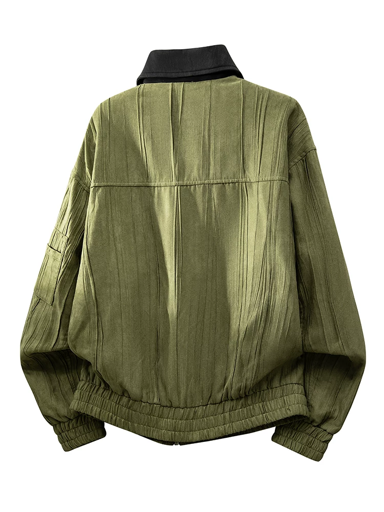 Áo khoác da lộn cao cấp phong cách Mỹ thời thượng của Jeanswest dành cho nam, áo khoác ngoài màu trơn hợp thời trang mùa xuân thu.