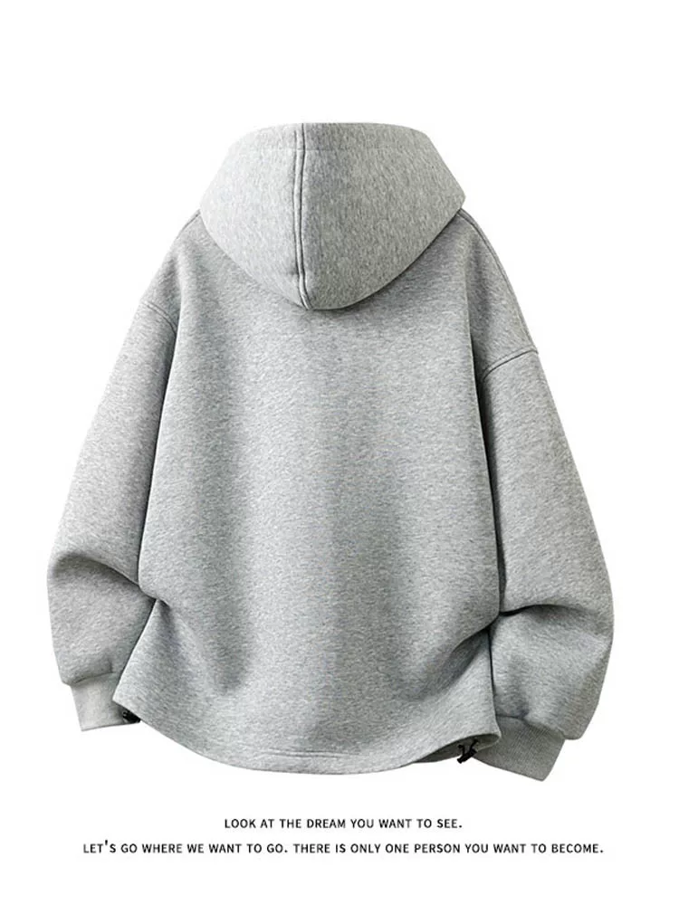 Áo khoác cardigan có mũ trùm đầu kiểu retro kẻ sọc của Jeanswest dành cho nam mùa xuân và mùa thu, áo khoác đa năng, bền bỉ, phong cách thường ngày