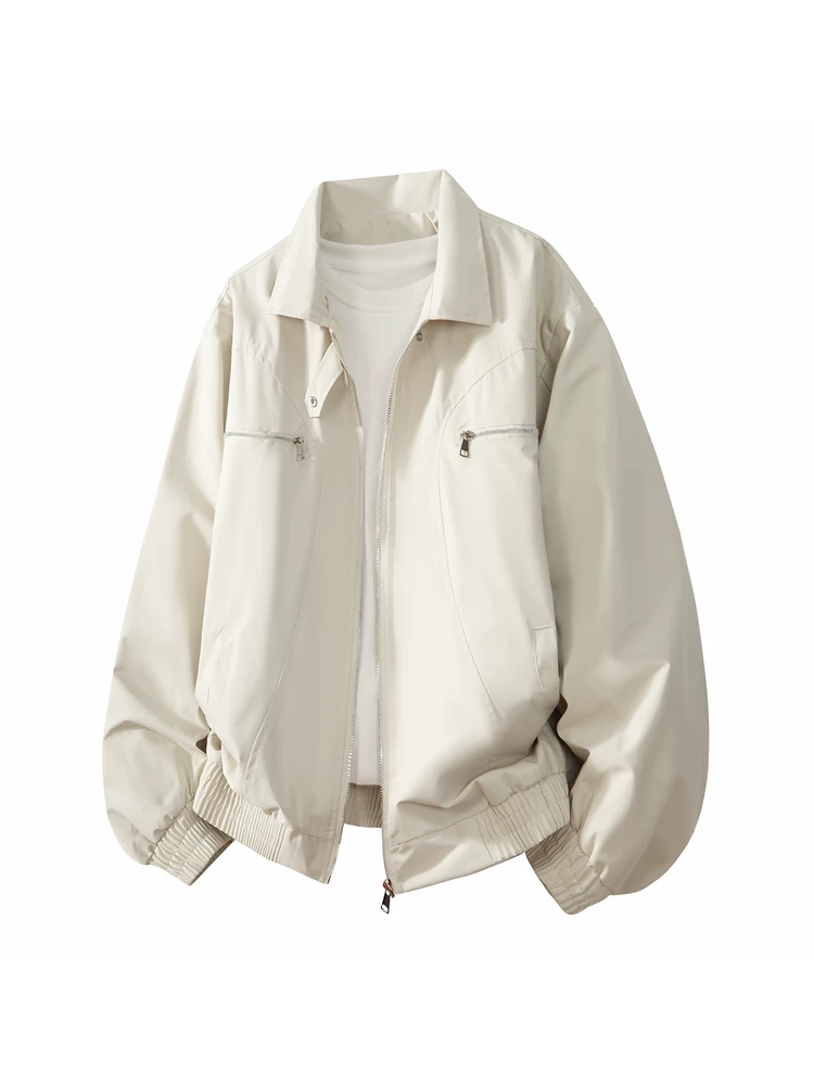 Áo khoác nam Jeanswest 2026 kiểu mới, dáng lửng, mùa xuân thu, chất liệu cao cấp, phong cách casual, màu đen.