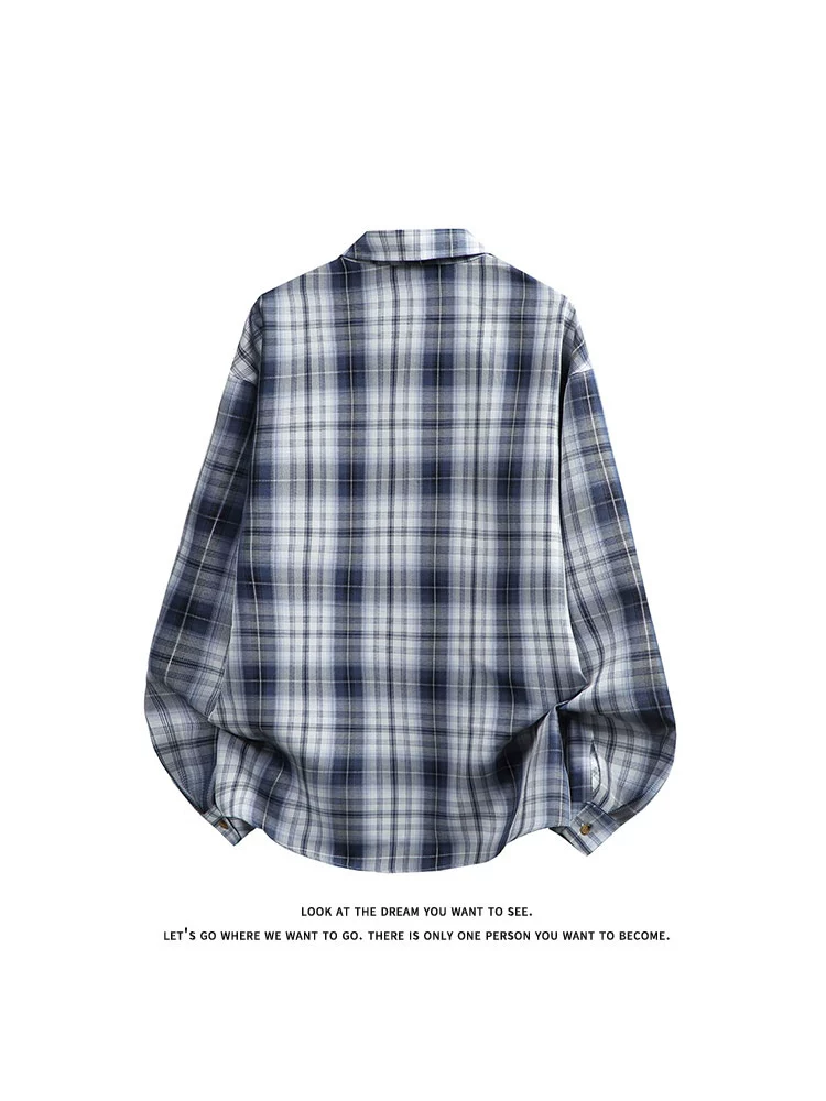 Áo sơ mi kẻ sọc phong cách Mỹ cổ điển của Jeanswest dành cho nam, thương hiệu thời trang thường ngày mùa xuân thu, áo kiểu thời thượng và cao cấp.