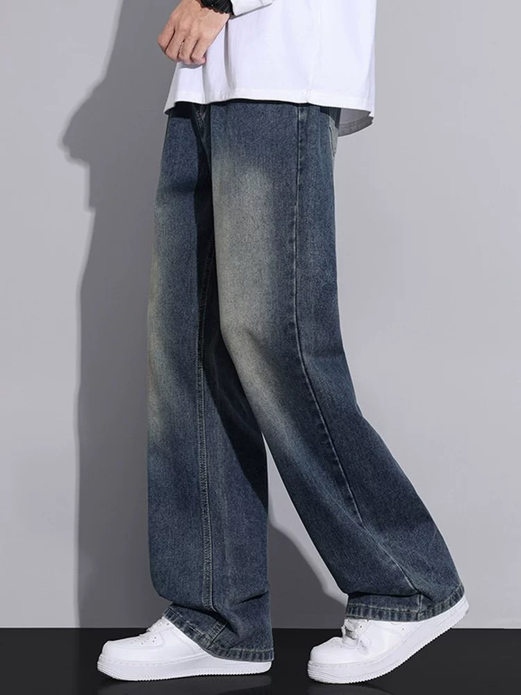 Quần jeans ống đứng nam Jeanswest phong cách đường phố Mỹ, chất liệu washed, xu hướng mới xuân thu 2026, thương hiệu thời trang cá tính, quần dài.