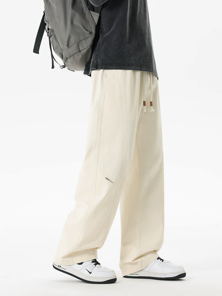 Quần dài công sở Jeanswest 100% cotton nguyên chất dành cho nam, quần dài thời trang xuân thu đa năng, phong cách cao cấp.