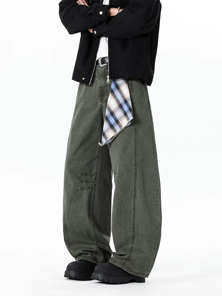 Quần âu ống rộng thời trang mới của thương hiệu Jeanswest 2026 dành cho nam, mùa xuân thu, 100% cotton nguyên chất, quần dài ống thẳng cao cấp.