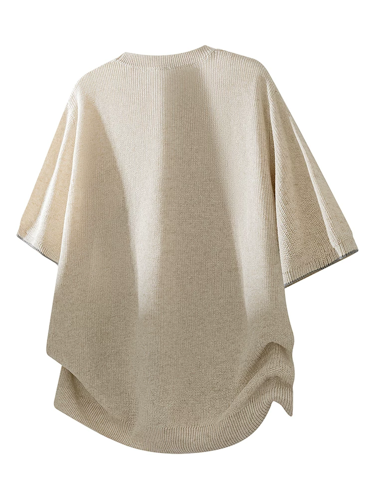 Áo thun nam chất liệu Lyocell linen dệt kim kiểu Mỹ của Jeanswest, mẫu mới hè 2026, kiểu dáng rộng rãi, thoáng khí, tay ngắn.