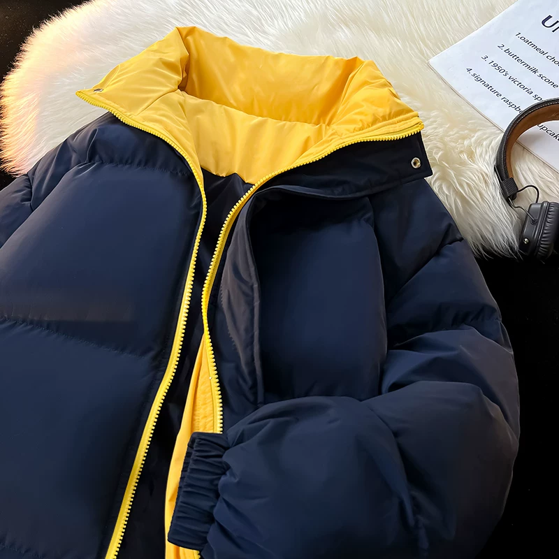 Áo khoác cotton dày dặn mùa thu đông Jeanswest dành cho nam, áo khoác cotton thường ngày mới, áo khoác phao ấm áp cho nam