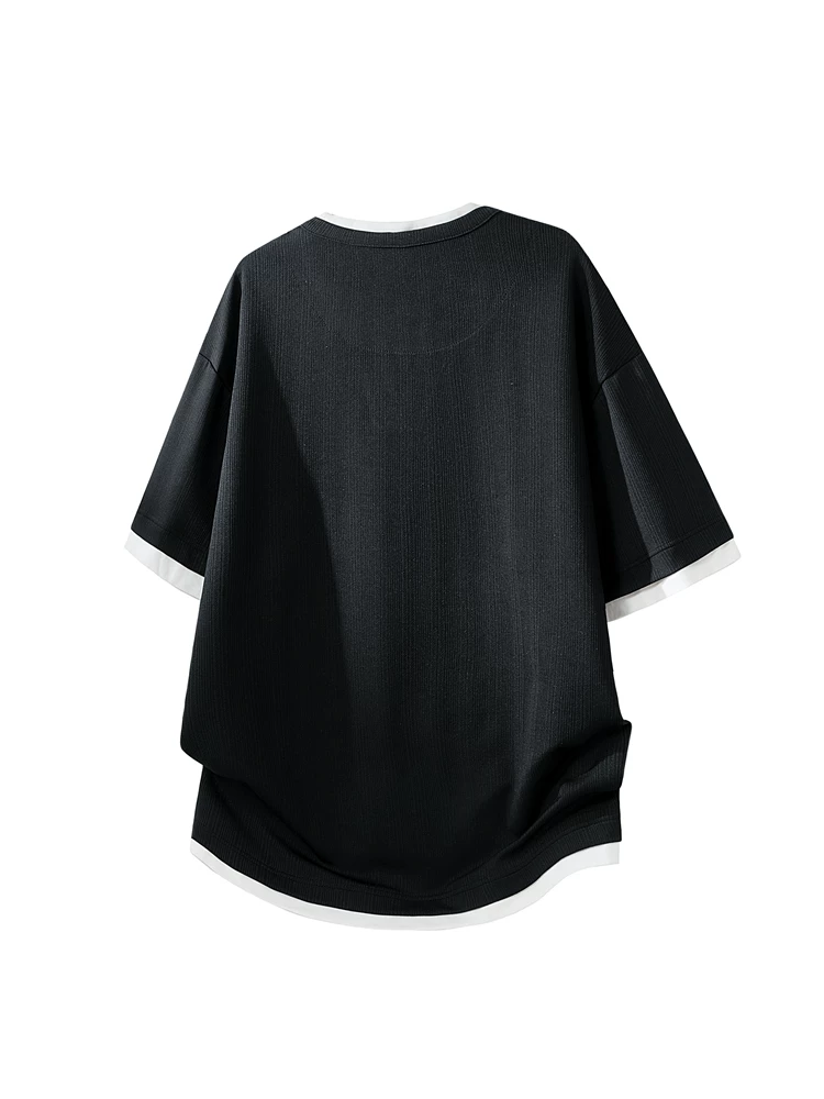 Áo thun hai mảnh phong cách Mỹ của Jeanswest dành cho nam, thương hiệu thời thượng mùa hè, cảm giác cao cấp, dáng rộng, thoáng khí, tay ngắn thân thiện với làn da.