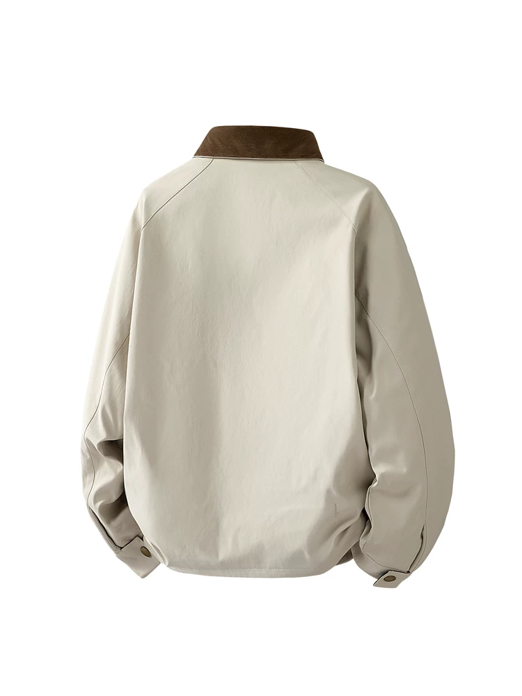 Áo khoác cổ điển kiểu Mỹ của Jeanswest dành cho nam, mùa xuân thu, thương hiệu thời trang cao cấp, dáng rộng, áo khoác đa năng.