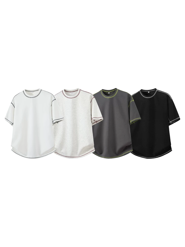 Áo thun nam cổ tròn kiểu Mỹ của Jeanswest, kiểu dáng rộng rãi, thời trang, thoáng khí, thân thiện với làn da, cao cấp dành cho mùa hè.