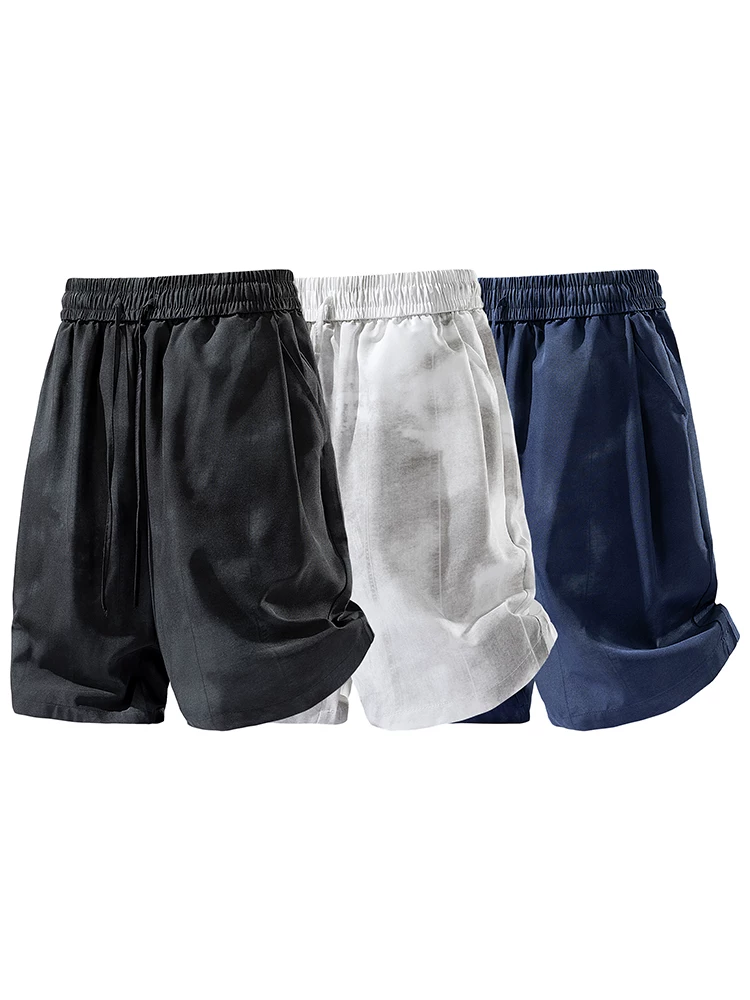 Quần short nam Jeanswest kiểu dáng casual buộc dây, mẫu mới hè 2026, thương hiệu thời trang cao cấp, quần lửng năm phần dáng rộng.