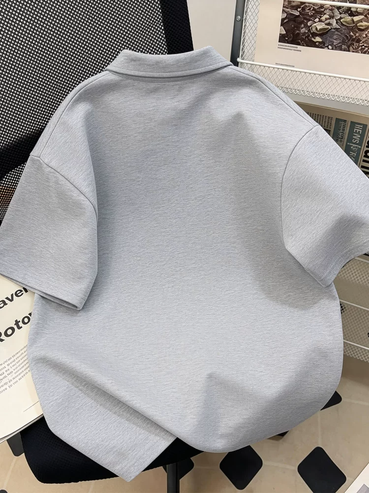 Áo polo nam Jeanswest kiểu Mỹ thời trang, thoáng khí, chất liệu cao cấp, kiểu dáng rộng rãi, mỏng nhẹ, dành cho mùa hè.