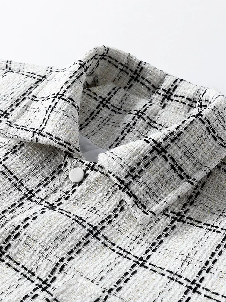 Áo khoác nam kiểu dáng nhỏ nhắn, họa tiết răng cưa, cổ điển của Jeanswest, chất liệu cao cấp, đa năng, dáng rộng, phong cách thường ngày, thích hợp cho mùa xuân.