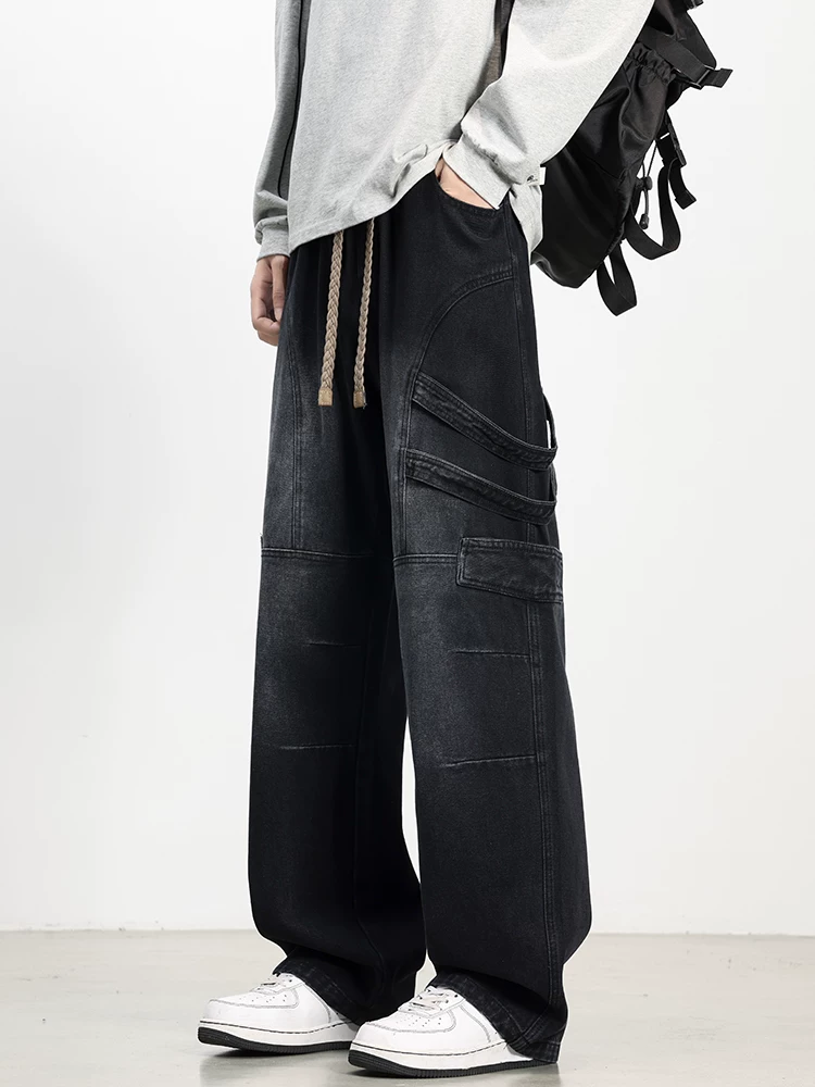 Quần jeans ống đứng kiểu Mỹ của Jeanswest dành cho nam, thương hiệu thời trang xuân thu, cảm giác cao cấp, ống rộng thoải mái, quần dài sành điệu.