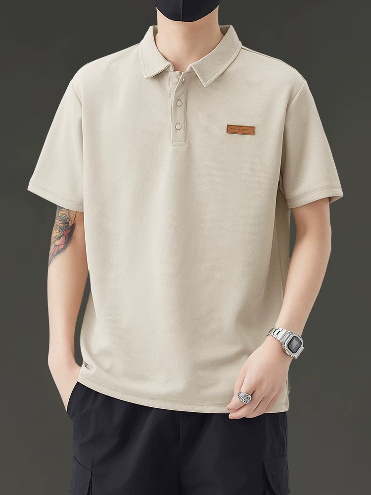 Áo sơ mi POLO vải lụa mỏng chống nắng, kháng khuẩn, kiểu Mỹ, cấp 7A của Jeanswest dành cho nam, áo thun dáng rộng cổ bẻ mùa hè.